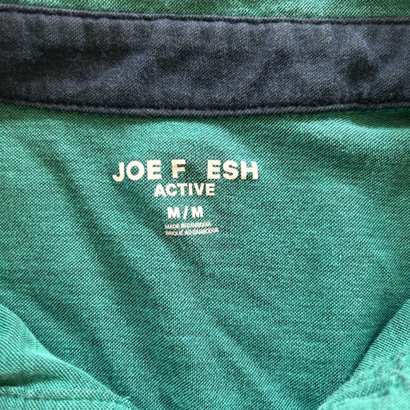 Joe Fresh Green Polo Size M - Picture 3 of 3
